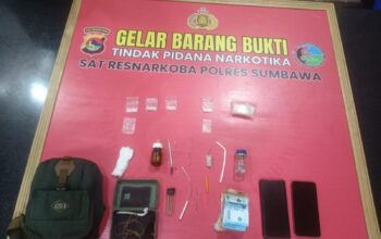Hendak Transaksi Sabu, Pria Asal Kelurahan Bugis Diringkus Tim Opsnal Sat Resnarkoba Polres Sumbawa