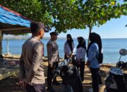 Sat Binmas Polres Bima Kota Laksanakan Cooling System dan Himbauan Kamtibmas di Kawasan Wisata Kolo