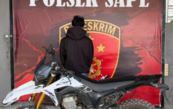 Polsek Sape Berhasil Ungkap Kasus Penggelapan Sepeda Motor CRF, Terduga Pelaku dan Barang Bukti Diamankan