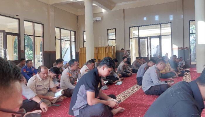 Perkuat Mental dan Spiritualitas Personel, Polres Dompu Gelar Bimbingan Rohani dan Mental (Binrohtal)