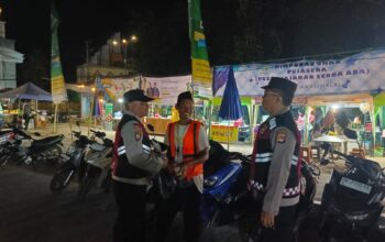 Polsek Tanjung Beri Imbauan Kamtibmas Saat Patroli Blue Light