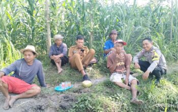 Bhabinkamtibmas Desa Suradadi Laksanakan Silaturahmi dan Sambang kepada Tokoh Masyarakat serta Kelompok Tani Obes