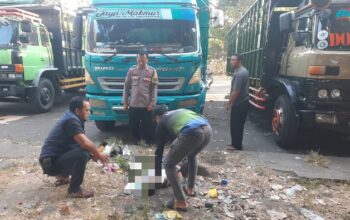 Pria Tanpa Identitas Ditemukan Tergeletak di Terminal Pancor, Polsek Selong Lakukan Olah TKP