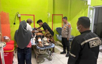 Polres Sumbawa Barat Tangani Kecelakaan Lalu Lintas Antarsepeda Motor di Jalan Lintas Desa Tepas Sepakat – Moteng