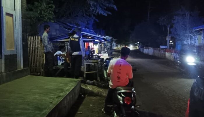 Hadir di Tengah Masyarakat, Polsek Lambu Gelar Patroli Blue Light di Sejumlah Desa