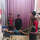 Sat Samapta Polres Sumbawa Sigap Amankan TKP dan Barang Bukti Laka Lantas di Jalan Lintas Sumbawa-Bima