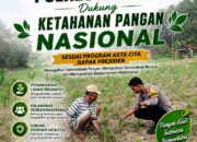 Polri Dukung Astacita, Polsek Grabagan Polresta Tuban Turun Cek Tanaman jagung milik Warga di Desa Grabagan