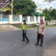 POLRES DOMPU AMANKAN LOMBA GERAK JALAN INDAH TINGKAT SD/MI DAN SMP/MTs SE-KECAMATAN WOJA