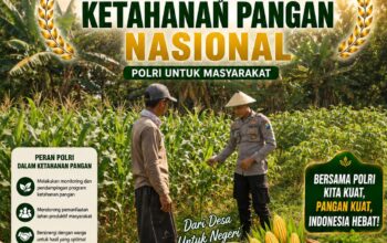 Polisi Polsek jenu Polres Tuban Turun ke Ladang, Dampingi Petani Jagung Dukung Ketahanan Pangan