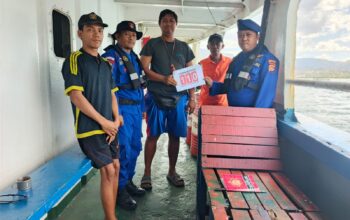 Patroli Perairan dan Sosialisasi Call Center 110, Sat Polairud Polres Bima Kota Tingkatkan Keselamatan Pelayaran di Teluk Bima