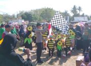 Polsek Lape Kawal Ketat Pengamanan Pawai Budaya di Kecamatan Lopok, Semarakkan HUT RI ke-81