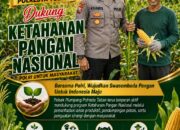 Polsek Plumpang Polresta Tuban Turun Langsung Cek Tanaman Jagung Warga
