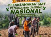 Bhabinkamtibmas Polsek Tuban Dukung Ketahanan Pangan Nasional Melalui Pemanfaatan Lahan Pekarangan