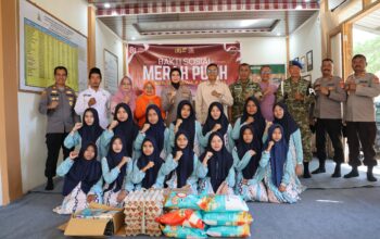 Polres Sumbawa Bersama DPP BMWI dan Kodim 1607 Gelar Bakti Sosial Merah Putih di Ponpes Arrahman Hidayatullah