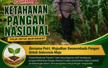 Polri Dukung Astacita, Polsek Merakurak Polres Tuban Turun Cek Tanaman Jagung Warga di Desa Tuwiri Kulon