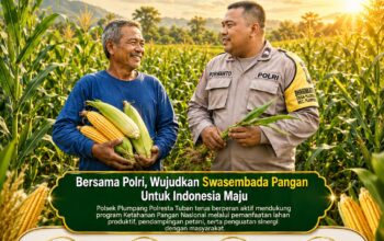 Polsek Plumpang Polresta Tuban Turun Langsung Cek Tanaman Jagung Warga