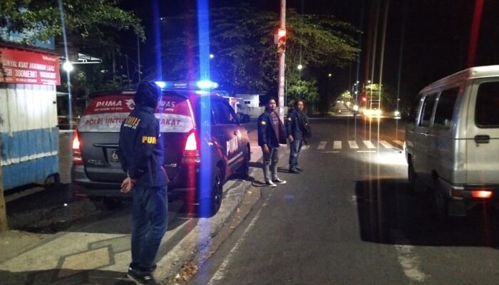 Jaga Mataram Tetap Kondusif, Puma Jatanras Polda NTB Intensifkan Patroli Malam