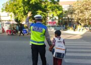 Gatur Pagi Satlantas Polres Bima Kota, Wujudkan Kamseltibcarlantas yang Aman dan Berkeselamatan
