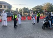 Strong Point Pagi, Unit Lantas Polsek Rasanae Barat Bantu Kelancaran Arus Lalu Lintas dan Pelajar