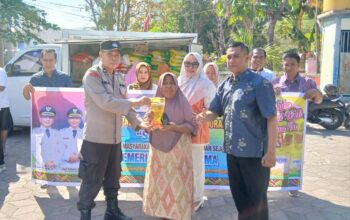 Sat Binmas Polres Bima Kota Hadiri Gerakan Pangan Murah, Dukung Stabilitas Pasokan dan Harga Pangan