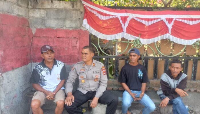 Sat Binmas Polres Dompu Tingkatkan Sinergitas Kamtibmas Bersama Satpam Bulog dan Masyarakat Desa Manggeasi