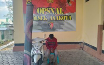 Sempat Kabur Saat Hendak Diamankan, Terduga Pelaku Pencurian Karpet Akhirnya Diserahkan Keluarga ke Polsek Asakota