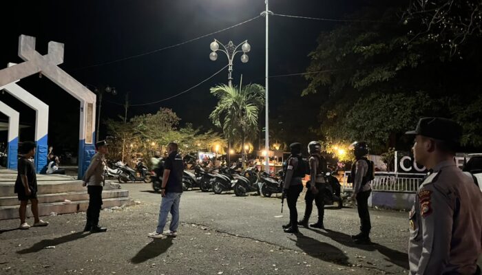 Patroli KRYD Blue Light, Unit Turjawali Samapta Polres Bima Kota Tingkatkan Keamanan Malam Hari