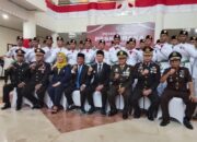 Ikut Berbangga Kapolres Bima Kabupaten AKBP M. Anton Bhayangkara Gaisar S.I.K.M.H., Hadiri Pengukuhan Paskibraka Tingkat Kabupaten Bima