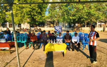 Hadiri Pembukaan Turnamen Mini Soccer PSP Panda, Bhabinkamtibmas Polsubsektor Palibelo Imbau Warga Jaga Kondusifitas Kamtibmas