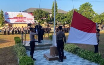 Kapolres Bima Kota Pimpin Upacara HUT Ke-81 Kemerdekaan RI, Apresiasi Personel Berprestasi