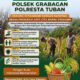 ANGGOTA POLSEK GRABAGAN SAMBANG DESA BINAAN, PANTAU LAHAN JAGUNG DAN MEMASTIKAN SISTEM IRIGASI MASIH LANCAR