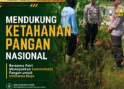 Polsek Tuban Dukung Ketahanan Pangan Nasional melalui Pendampingan Petani