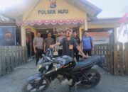 Polsek Hu’u Amankan Terduga Pelaku Penggelapan Sepeda Motor Yamaha Vixion
