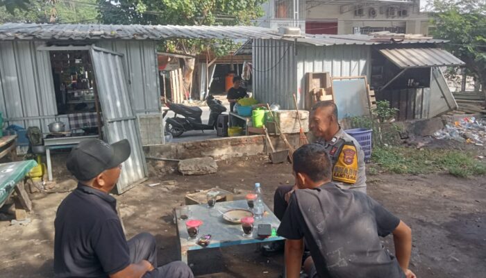 Bhabinkamtibmas Polres Bima Kota Sambangi Warga, Imbau Masyarakat Jaga Kamtibmas