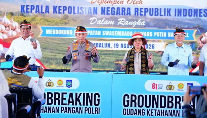 Panen Raya Bareng Ketua Komisi IV DPR, Polri Dorong Swasembada Bawang Putih