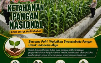 Polsek Jatirogo Turun ke Lahan produktif Desa Kebonharjo Wujudkan Dukungan Astacita Swasembada Pangan