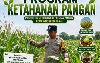 Polisi RW Polsek Senori Polresta Tuban Pantau Kodisi Tanaman Jagung Milik Warga Desa Medalem Guna Mendukung Program Ketahanan Pangan