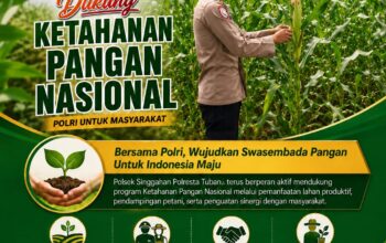 Polsek Singgahan Polresta Tuban Turun Cek Tanaman jagung Warga di Desa Tingkis