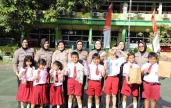 Polwan Polda NTB Goes to School, Edukasi Pelajar tentang PPA, PPO, Narkoba dan Tertib Berlalu Lintas
