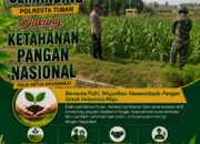 Polri Dukung Astacita, Polsek Semanding Polresta Tuban Turun Cek Tanaman jagung milik Warga di Kel. Karang