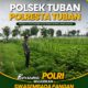 Polsek Tuban Dukung Ketahanan Pangan, Pantau Perkembangan Lahan Pertanian Warga