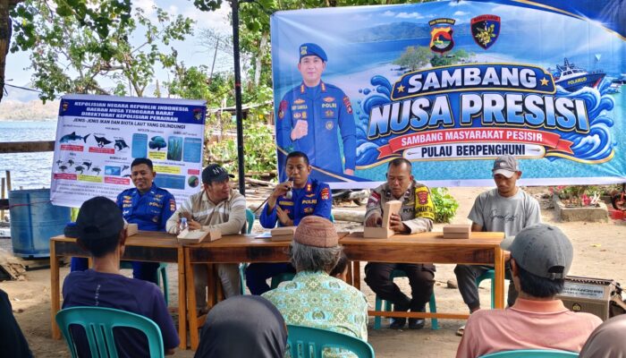 Sambang Nusa Presisi Ditpolairud Polda NTB Sasar Desa Gili Gede Indah
