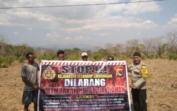 Cegah dan Edukasi Warga Bahaya Karhutla, Polsek Soromandi Optimalkan Patroli dan Sosialisasi Larangan Karhutla