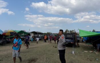 Polisi Amankan Tradisi Barapan Kebo di Sumer Payung, Semarakkan HUT RI ke-81 dengan Meriah dan Kondusif