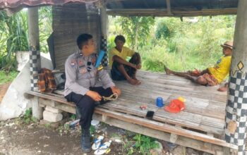 Sinergi Program Pemerintah, Polsek Labuapi Ajak Warga Lombok Barat Sulap Kebun Kosong Jadi Sumber Pangan