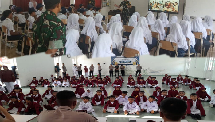 Taruna TNI dan Akpol Tanamkan Semangat Kebangsaan di Sekolah Rakyat