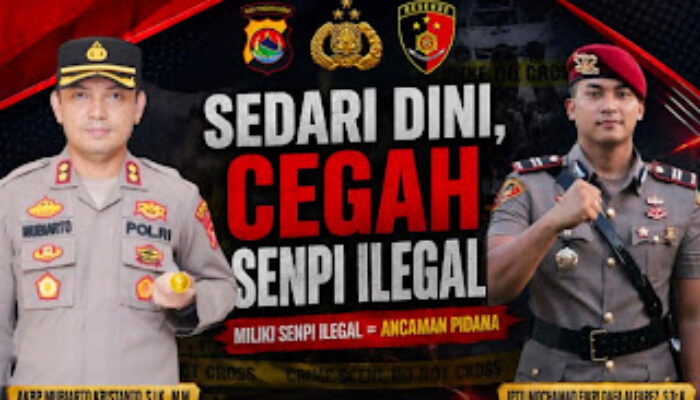 Sedari Dini, Cegah Senpi Ilegal, Polres Bima Kota Imbau Warga Serahkan Sukarela