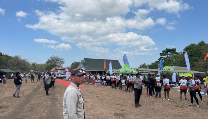 530 PESERTA MERIAHKAN TAMBORA JUNGLE RUN 2026, POLRES DOMPU PASTIKAN KEGIATAN BERJALAN AMAN DAN LANCAR