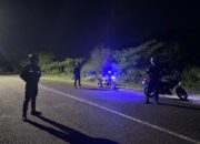 Cegah Balap Liar dan 3C, Sat Samapta Polres Sumbawa Gencarkan Patroli Blue Light di Jalur Samota