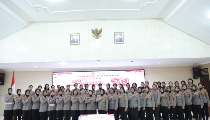 Polwan Polda NTB Ikuti Seminar Hari Jadi ke-78 Polwan RI Secara Virtual
